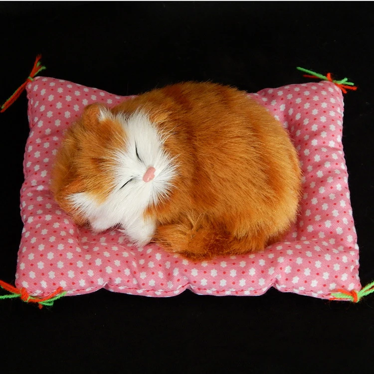 Настоящие волосы Электронные Домашние животные кошки куклы симуляция животное