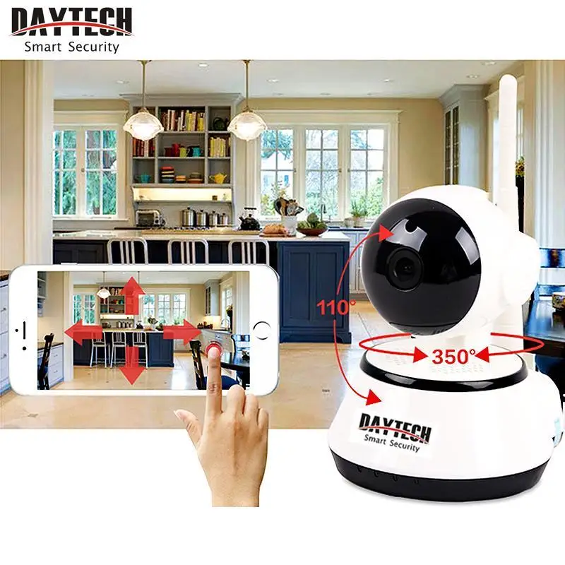 Daytech Wifi IP Camera Night Vision Motion Detect P2P Monitor Network CCTV Home security Mobile Remote Cam DT-C8815 | Безопасность и