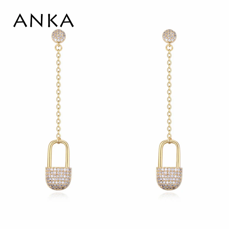 Анка 2020 роскошные ювелирные изделия из чистого дрель Падение длинные серьги для