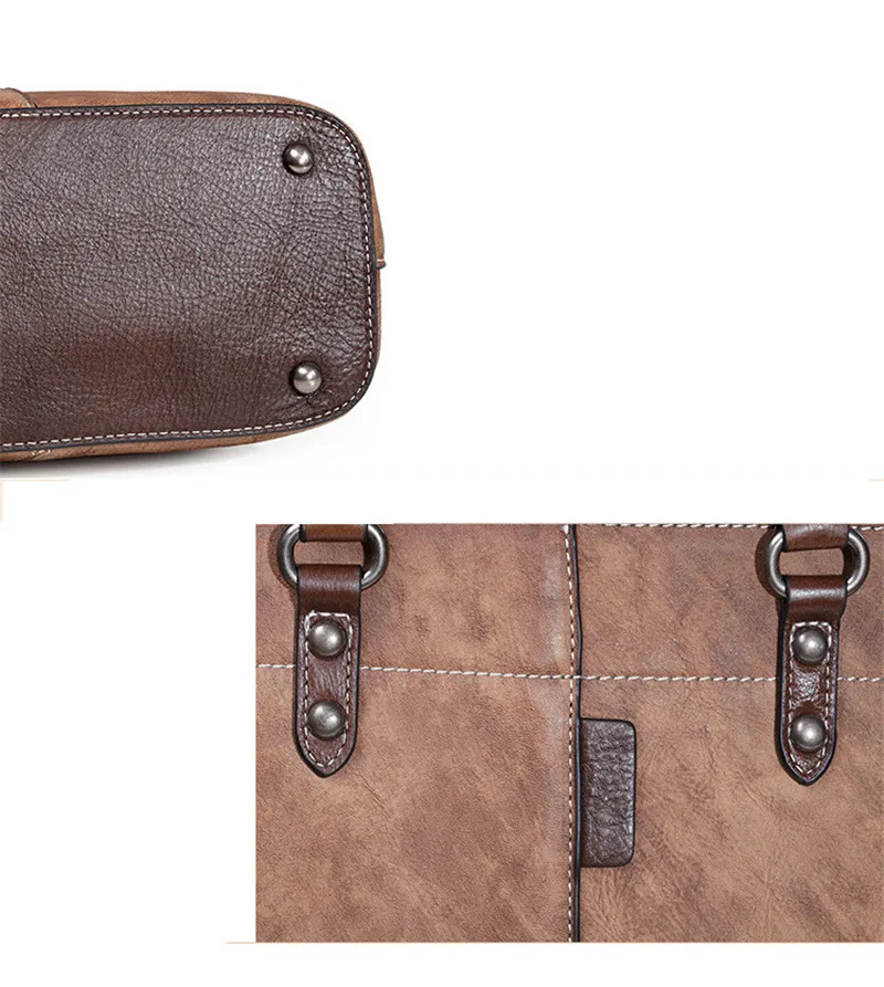 PNDME designer retro handmade genuine leather ladies handbag casual simple daily cowhide women's party shoulder messenger bags