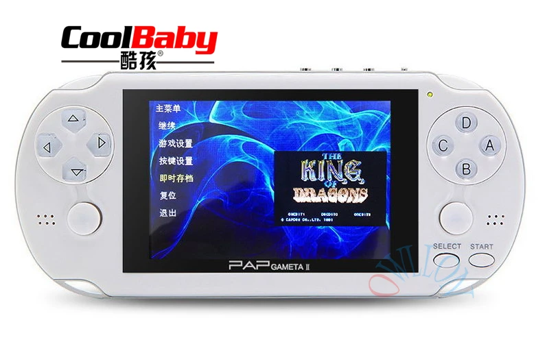 16 GB PAP II plus 4," Портативный игровой плеер 64Bit PAP Gameta PMP psp встроенный 3000 MP4 MP5 Игровые приставки