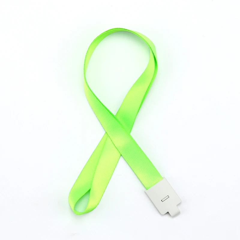 Light Green 15 мм шнурок для ключей ID держатель для карт 6736 - Цвет: Light Green