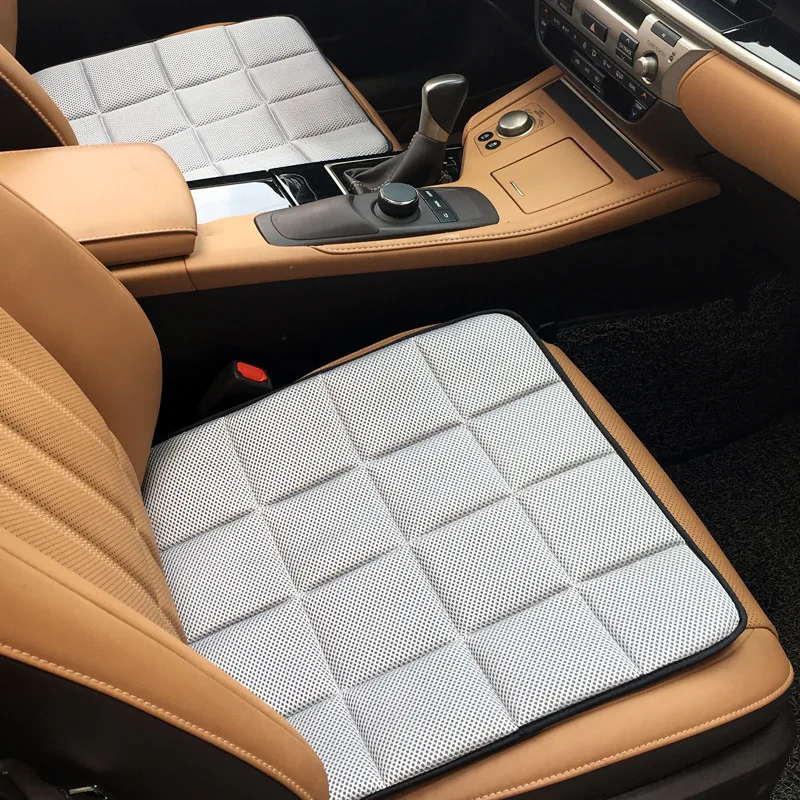 

Bamboo charcoal car seat cushio Sponge car seat cover 45*45*3 cm Four seasons use Breathable non-slip free shipping