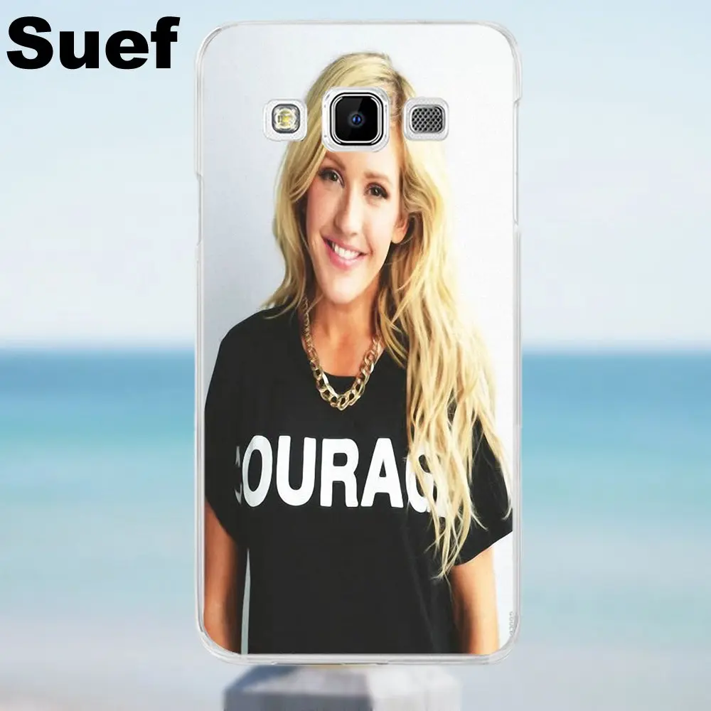 Suef для Galaxy Alpha Core Prime Note 2 3 4 5 S3 S4 S5 S6 S7 S8 mini edge Plus мягкие чехлы из ТПУ Ellie Goulding на мой