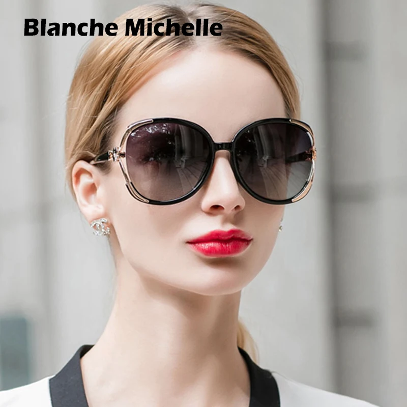 Blanche Michelle Новые поляризованные солнцезащитные очки женские брендовые дизайнерские винтажные UV400 Солнцезащитные очки Квадратные Солнцезащитные очки de sol mujer с коробкой