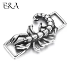 Соединители из нержавеющей стали Scorpion изогнутые 11 Петли 10*4 мм для самостоятельного изготовления браслетов в стиле панк, фурнитура для ювелирных изделий