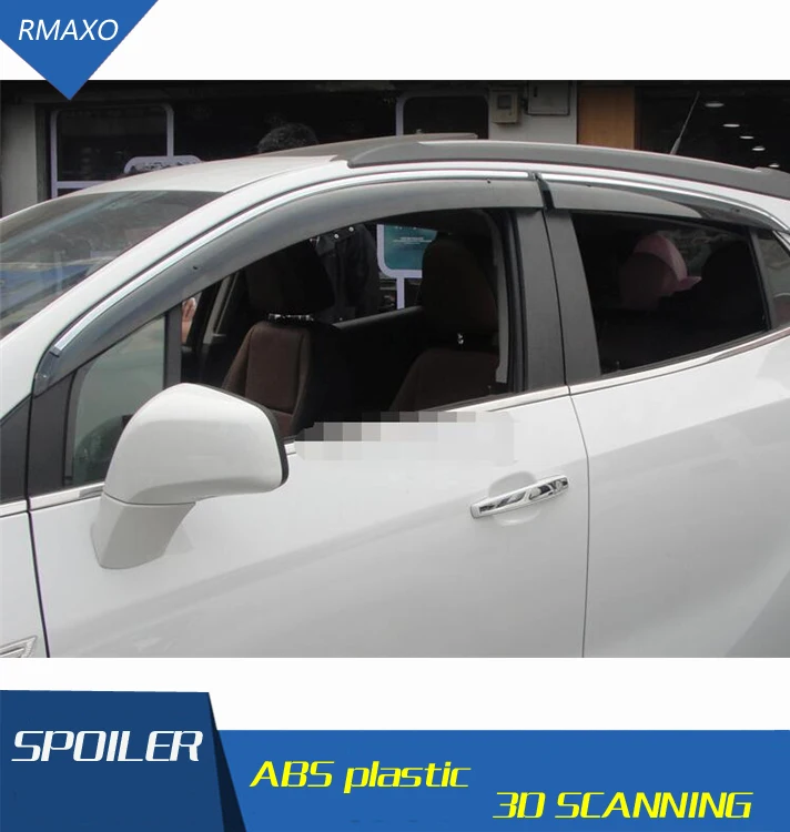 

For Chevrolet TRAX Plastic Window Visor Vent Shades Sun Rain Deflector Guard For TRAX Auto Accessories 4PCS/SET 2014-2018