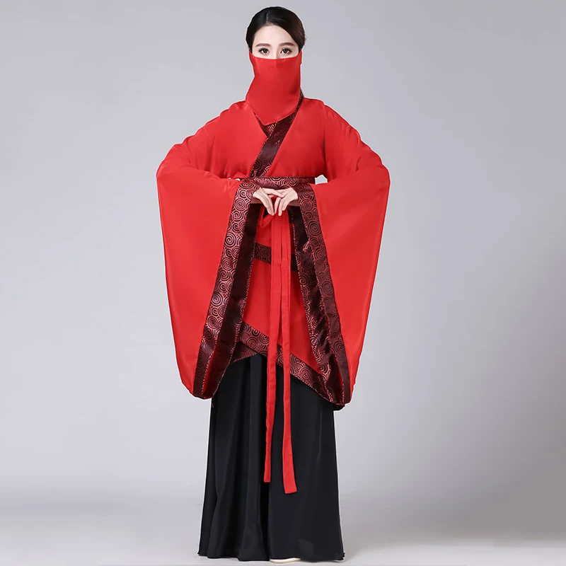 as picture Китайская народная танцевальная одежда Hanfu платье Женский Классический Национальный Костюм Традиционный китайский древний костюм принцессы для выступлений - Цвет: as picture