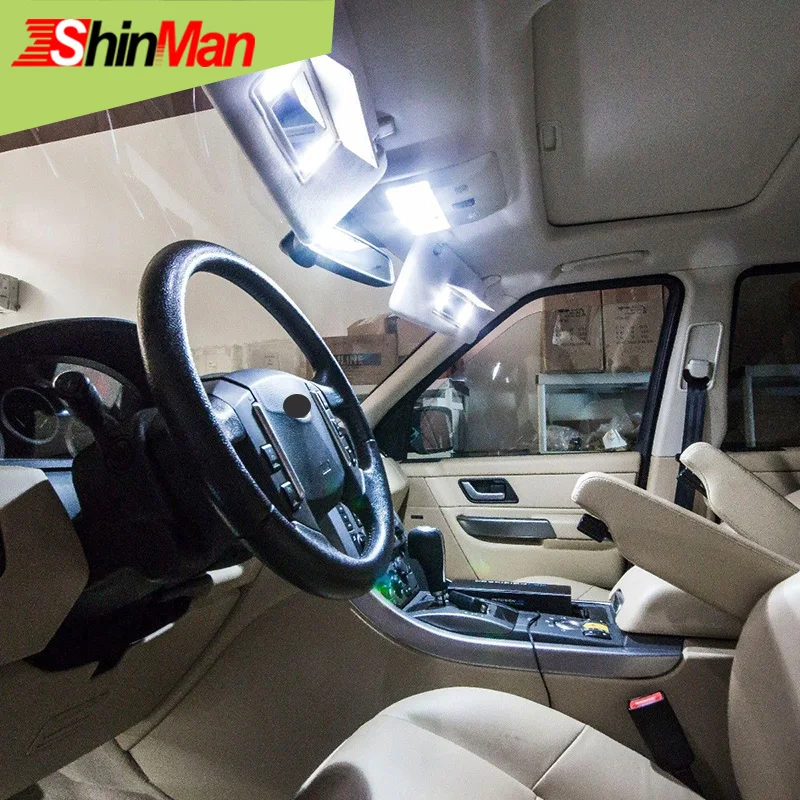 

ShinMan 6x LED CAR Light Car LED Interior Car lighting For Honda fit FIT LED Interior Light kit 2006-2008LED Car interior light