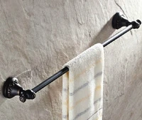 wall mounted black oil rubbed brass bathroom single towel bar towel rail holder bathroom accessory mba449