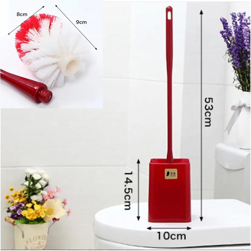 Квадратная Трехцветная Смешанная упаковка Набор щеток для унитаза ванная