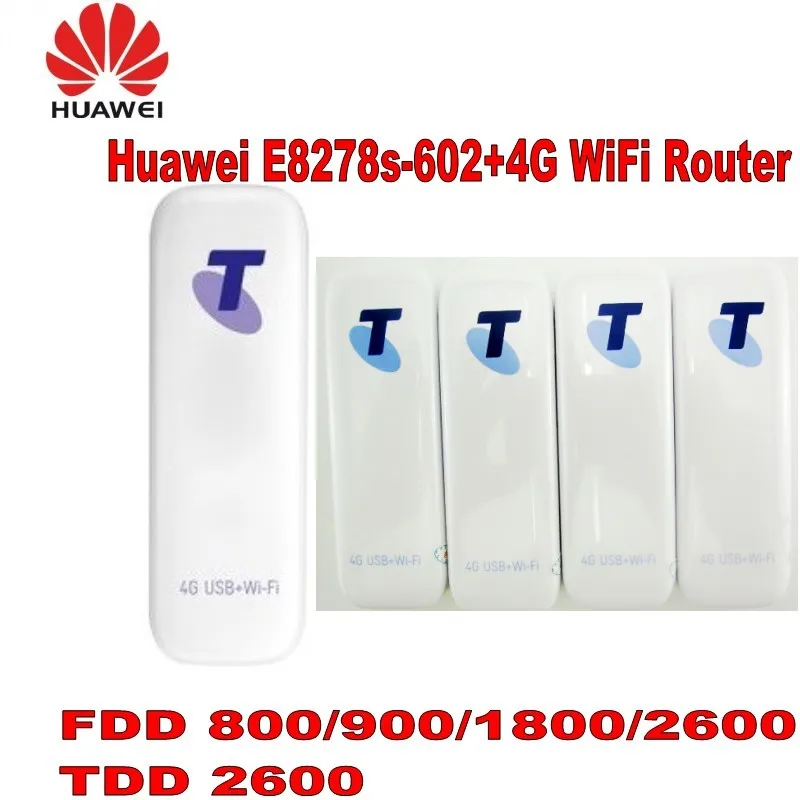 Разблокированный Huawei E8278 e8278s 602 4G модем с беспроводным маршрутизатором lte 4g USB Wifi