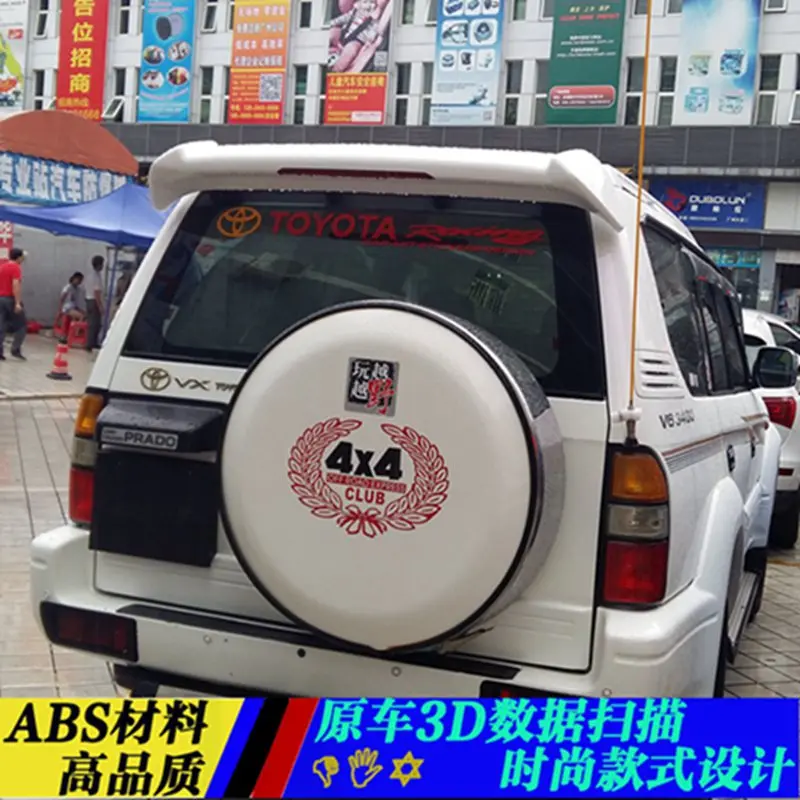 Используется для toyota land cruiser prado 90 спойлер 1996 2003 FJ90 со светом высокого качества ABS