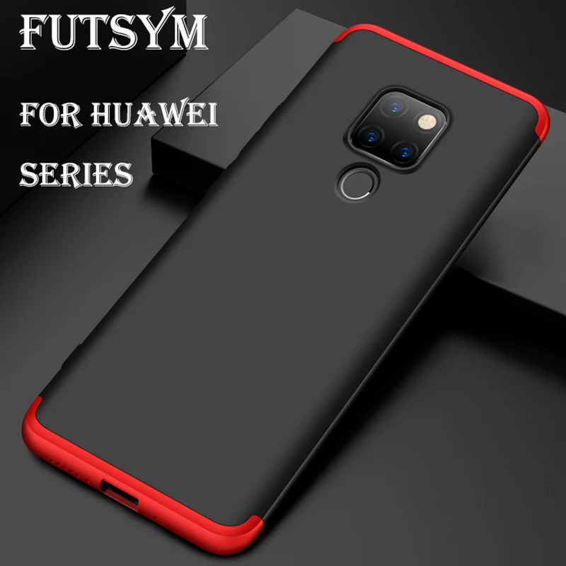 Роскошный Жесткий 3 в 1 матовый ПК ультра тонкий чехол для huawei mate 20 противоударный