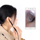 Медицинская ложка-эндоскоп для чистки ушей, мини-камера для извлечения ушей и воска, отоскоп с визуальным изображением уха, рта, носа, с поддержкой Android и ПК