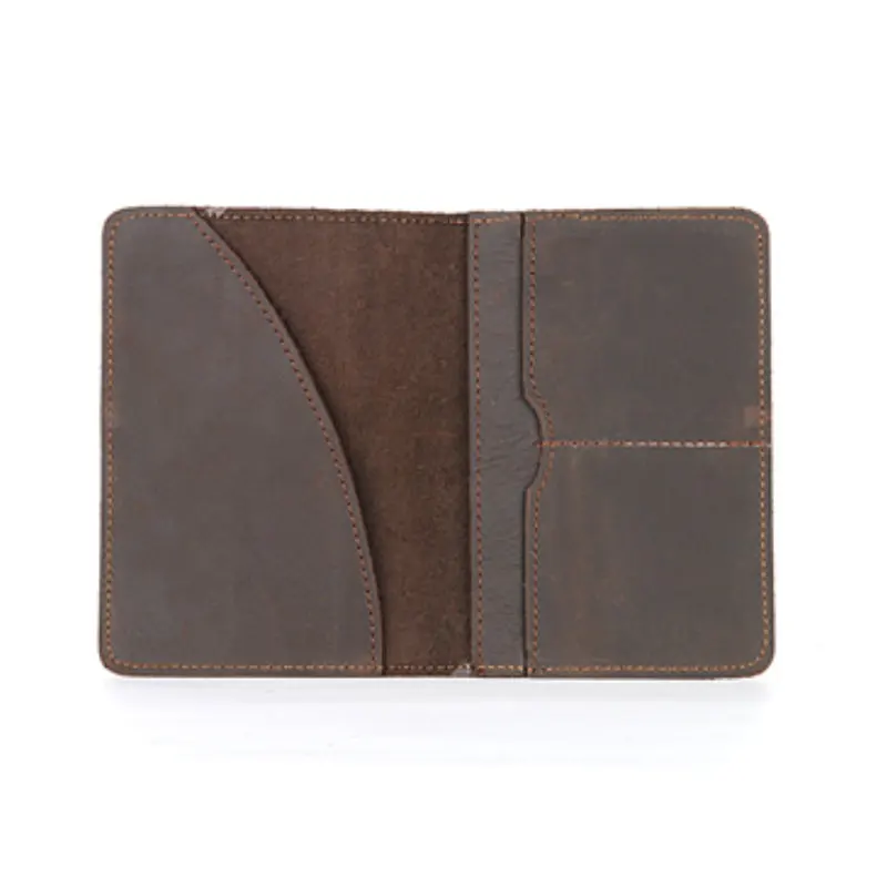BISI GORO Держатель для паспорта держатель карт из натуральной кожи мужской кошелек