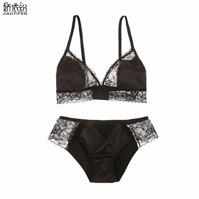 Новое сексуальное женское нижнее белье JYF Ультратонкий комплект с бюстгальтером