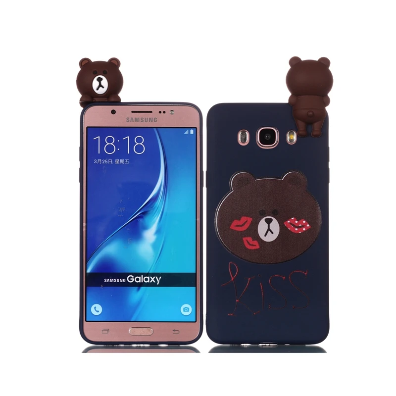 Etui для samsung Galaxy J5 j510 чехол для телефона 3D Единорог Panda собачий силиконовый чехол на СПС Coque samsung J5 J3 J7 J случаях