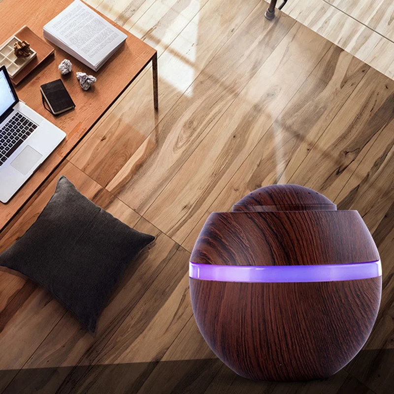 500Ml Usb Air Aroma Humidifier Ultrasonic Led 7 Color Changing Essential Oil Diffuser Mini Car Office Living Room N | Бытовая техника