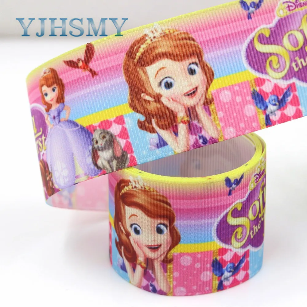 YJHSMY I 181117 243 10 ярдов 38 мм ленты с рисунками из мультфильмов термопечать grosgrain