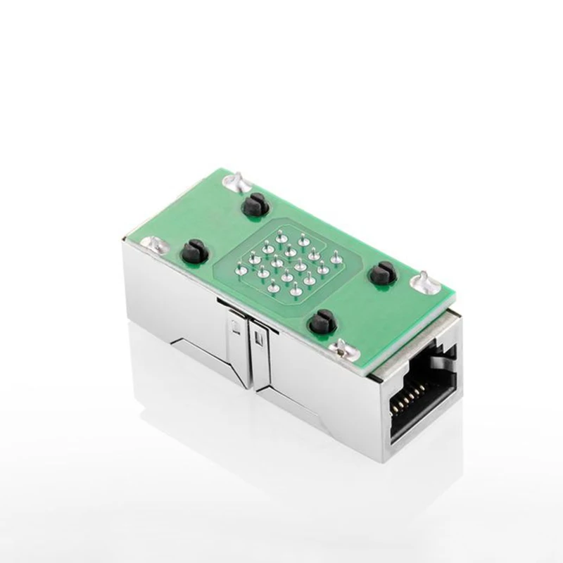 Фото Коннектор xintylink rj45, двойной ethernet-адаптер rg45 cat6 cat5e, удлинитель сети rg rj 45, удлинитель stp lan, гнездо №3