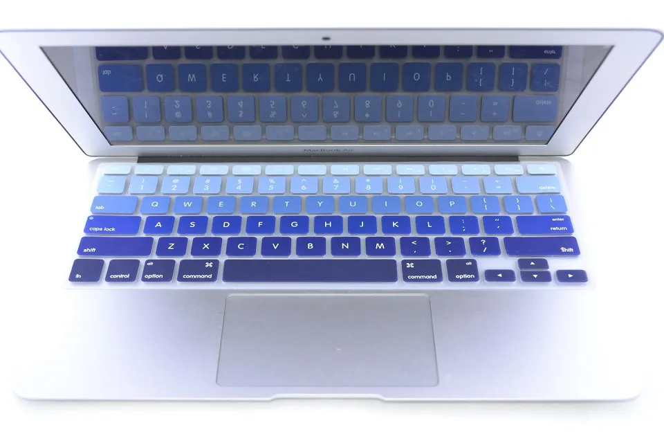 2015 13 &quotСША Градиент Синий Силиконовый защитный чехол для клавиатуры Apple Mac MacBook Pro