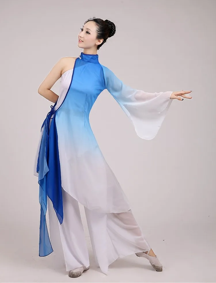 Новые чернильные костюмы Классические танцевальные танцевальная одежда Янко