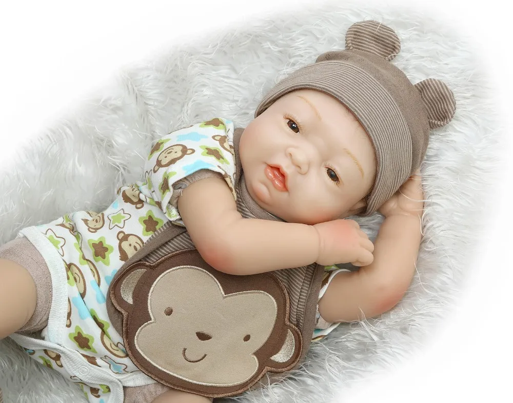 2" Кукла reborn Мягкие силиконовые куклы для мальчиков Игрушка-подарок для детей с соской пеленки бутылка bonucas возрождённая