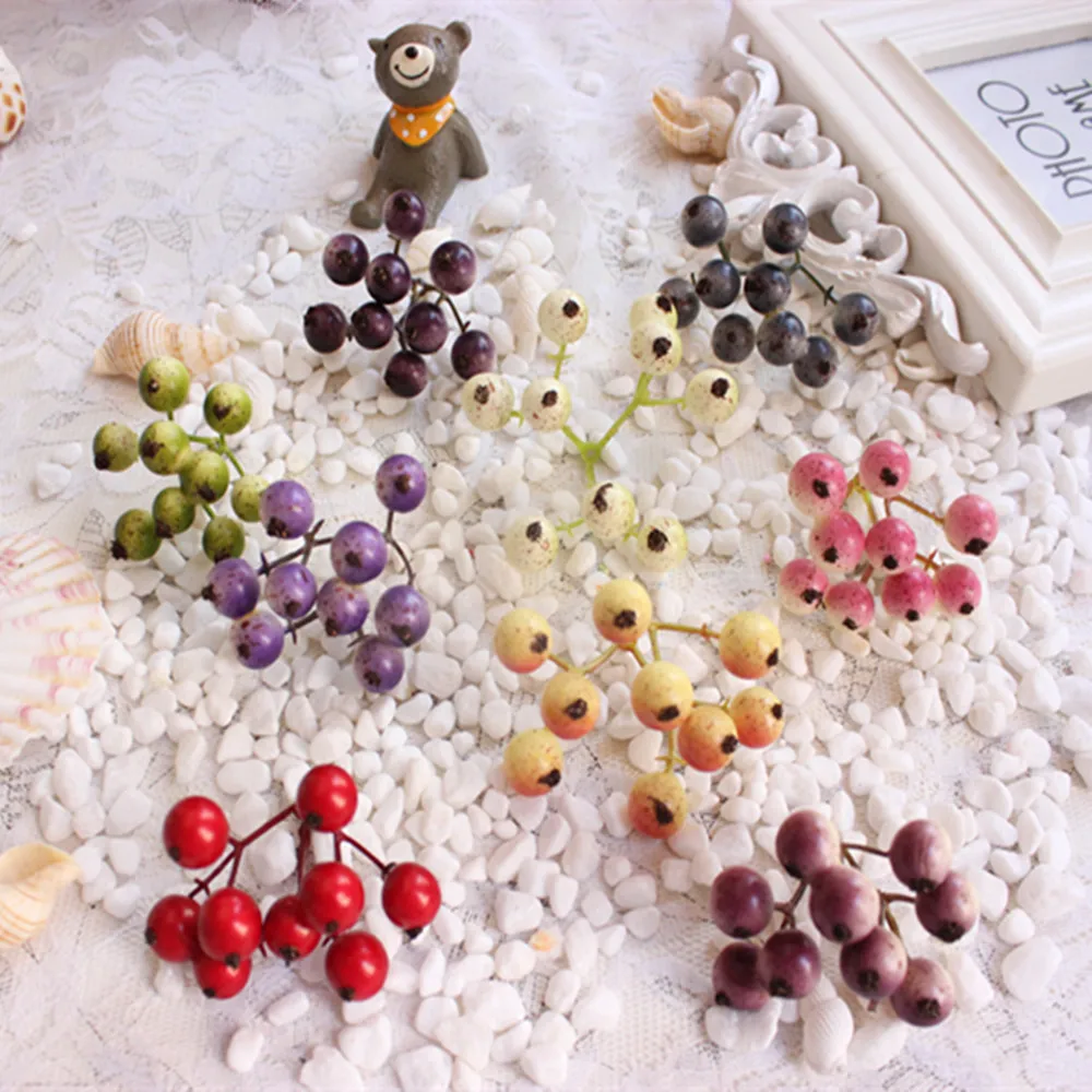 1 шт. искусственный фрукт-это Вишневый цветок как женский разделитель ягод венок