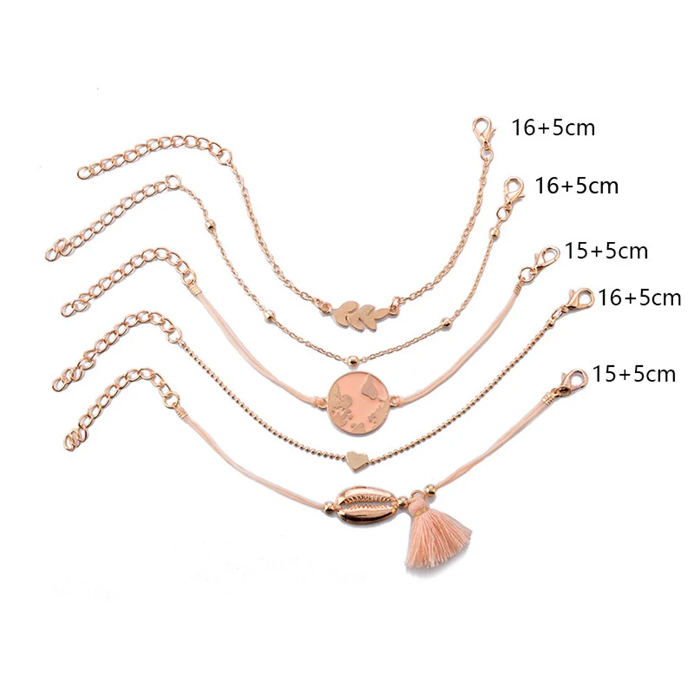 9 видов стилей амулет сердечко любви ракушка карта кисточкой многослойный