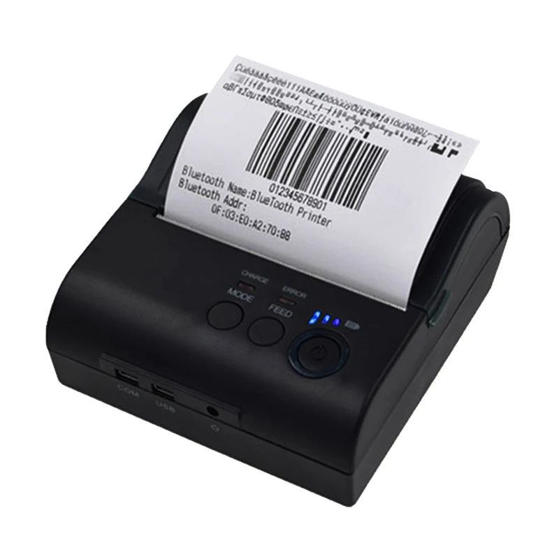 

ZJiang Portable Termal Printer 80mm ZJ POS-8001 WIFI Thermal Receipt Machine with Wifi Password for Windows Android iOS