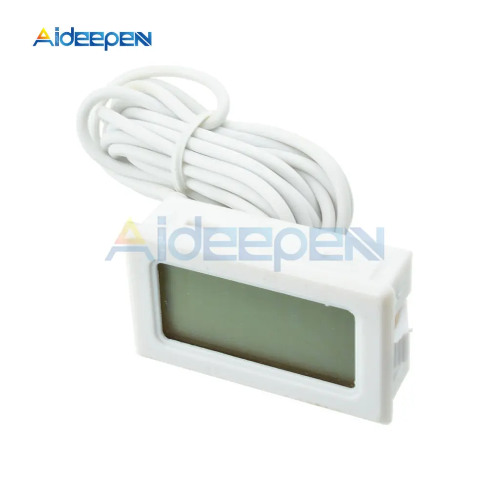 Цифровой термометр с ЖК дисплеем измеритель температуры метеостанция