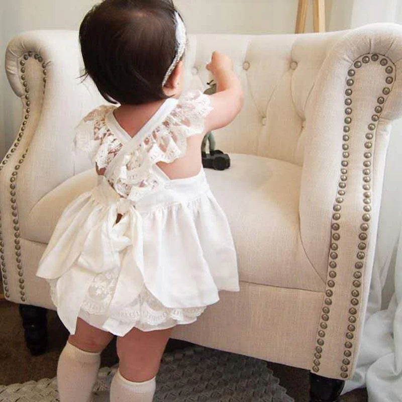 2019 платье для маленьких девочек + трусы милая одежда белые платья принцесс на