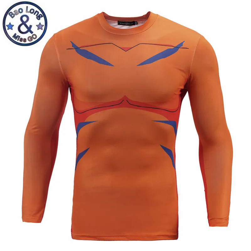 2017 Горячая распродажа рубашка Pokemon Go с длинным рукавом компрессионная облегающая