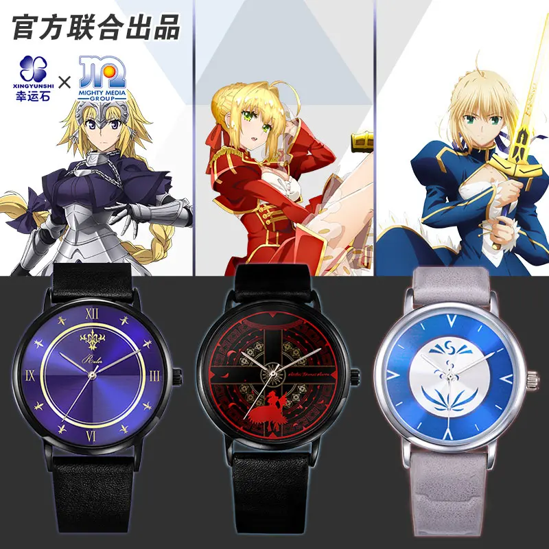 

[Fate Apocrypha]Anime Watch Mordred Jeanne Alter Fate Ruler Saber Rin Emiya Fate Grand Order FGO Cosplay Action figure Gift