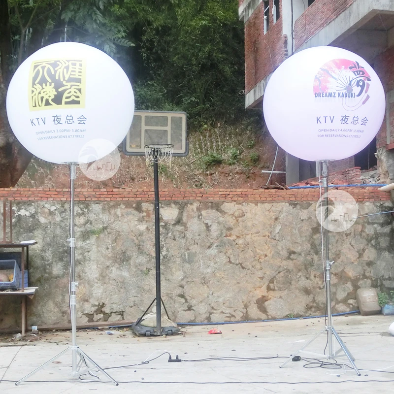 Large Outdoor Advertising Exhibition Illumination LED Tripod Inflatable Balloon | Дом и сад