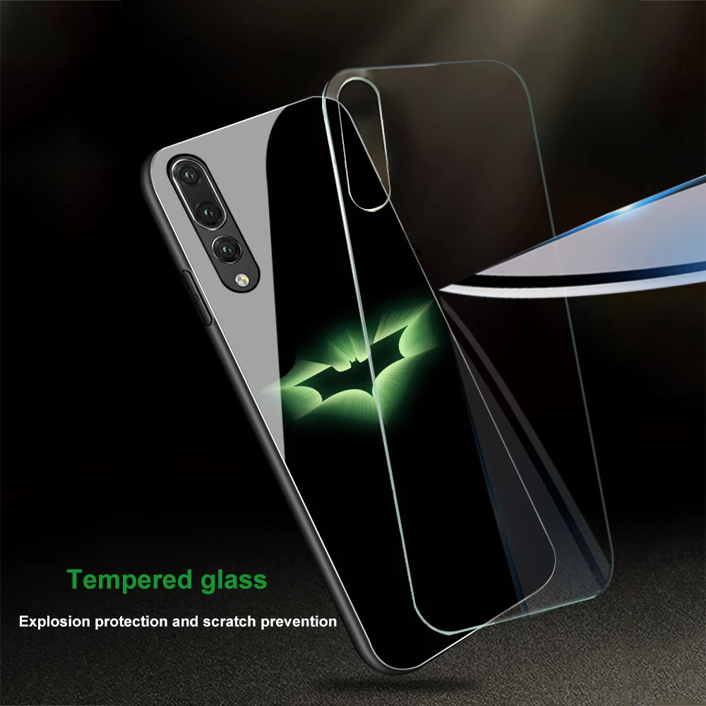 ciciber Cover For Huawei P30 P20 Mate 20 Pro Lite Phone Cases Honor 10 Tempered Glass Case Marvel Venom iron Man Thanos |