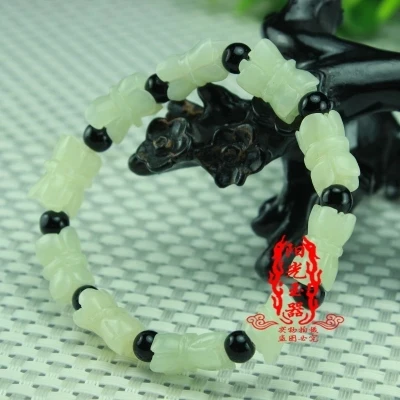Xinjiang Hotan jade lotus hand string of men и women's браслет | Дом сад