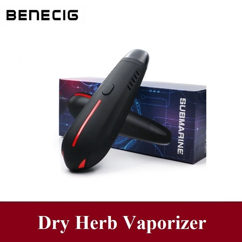 Benecig подводная лодка электронная сигарета сухой травы испаритель 2200 мАч батарея керамическая камера электронная сигарета вейпер травяной испаритель