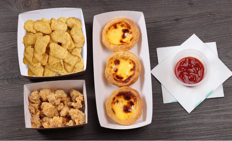 600 шт./лот одноразовая крафт бумага чашка для картофеля фри Экологичная жареная