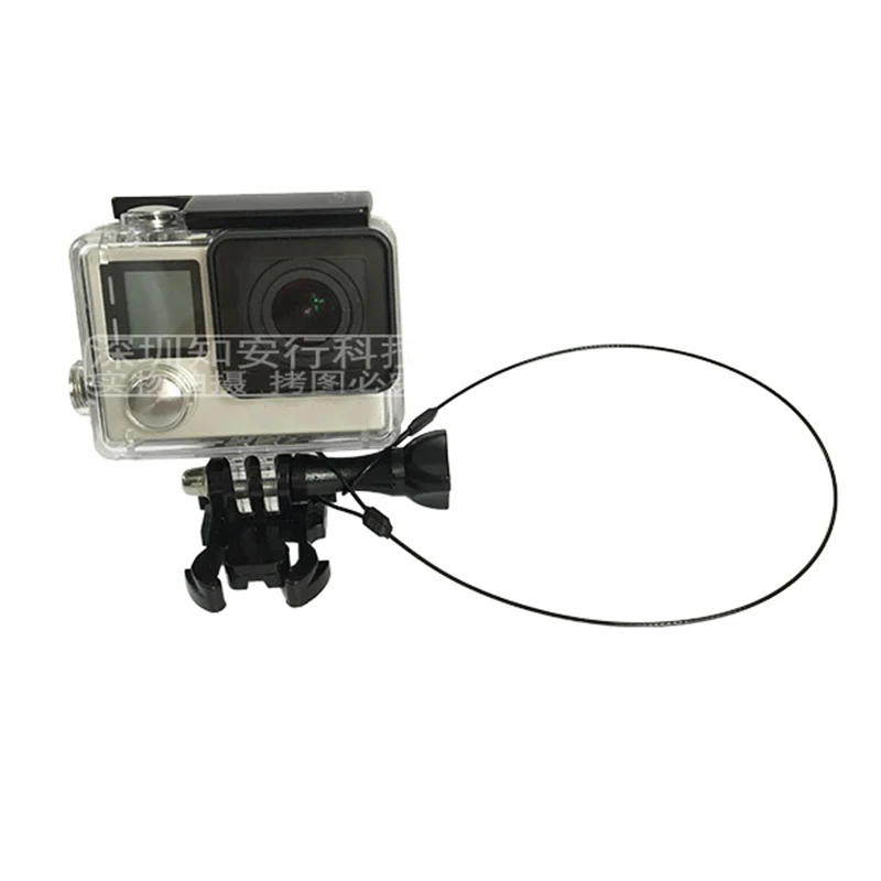 Трос защиты от потери для Gopro Hero 7/6/5/4/3 + страховая Пряжка Go Pro Sjcam Sj4000 Xiaomi Yi 4k