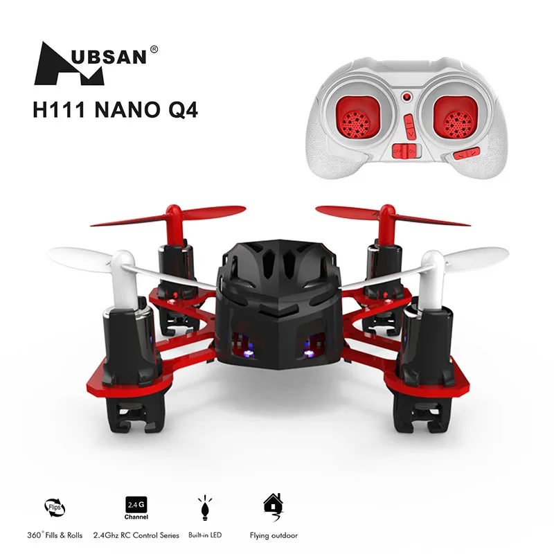 Hubsan H111 Q4 Nano 2 4G 4CH RTF Мини RC Quadcopter Вертолет Дистанционное Управление игрушка с