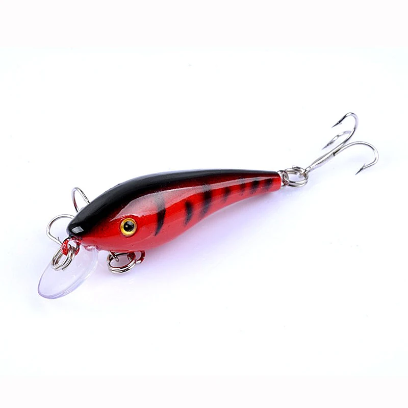 1 шт. рыболовные приманки 5 7 см 4 г Минноу Crankbait Жесткий Приманка плотная Колебание