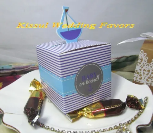 (120 шт./лот) потрясающая детская коробка с коробкой для конфет и со слоном парусная