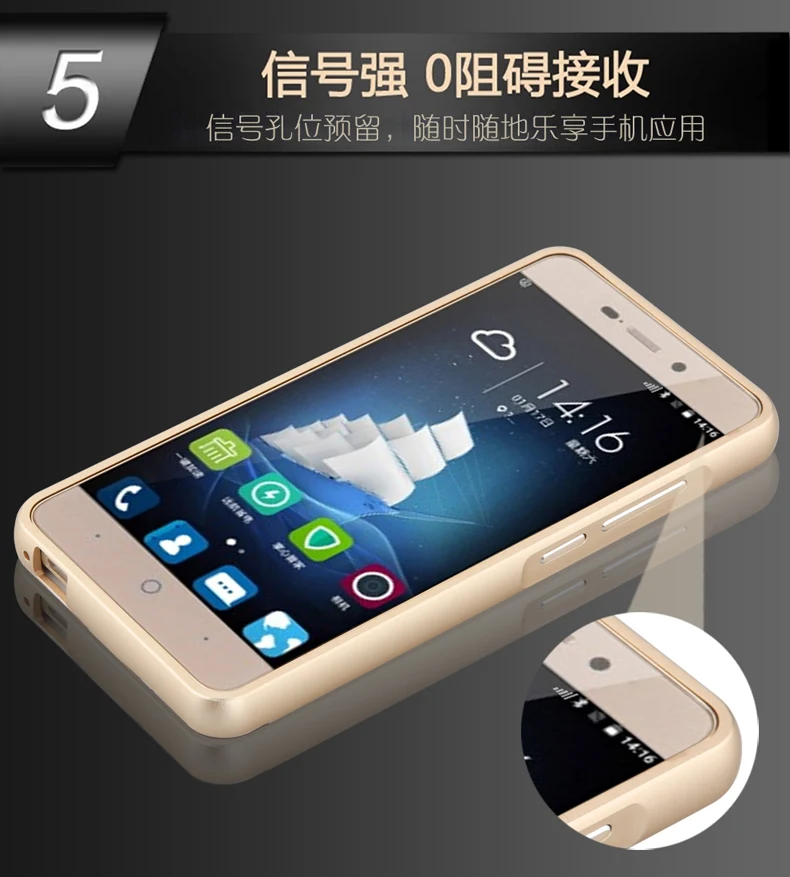 Чехол для zte blade x3 чехол для zte X 3 Алюминиевый металлический каркас акриловый чехол для zte blade x 3