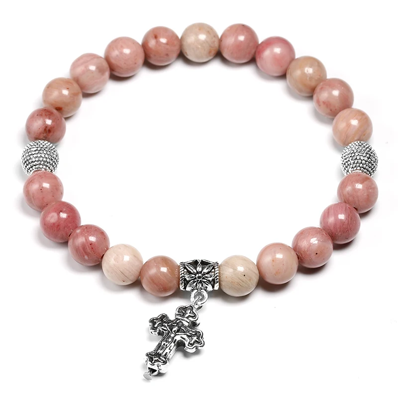 Мужские браслеты с бусинами из натурального камня оникс тигровый глаз браслет