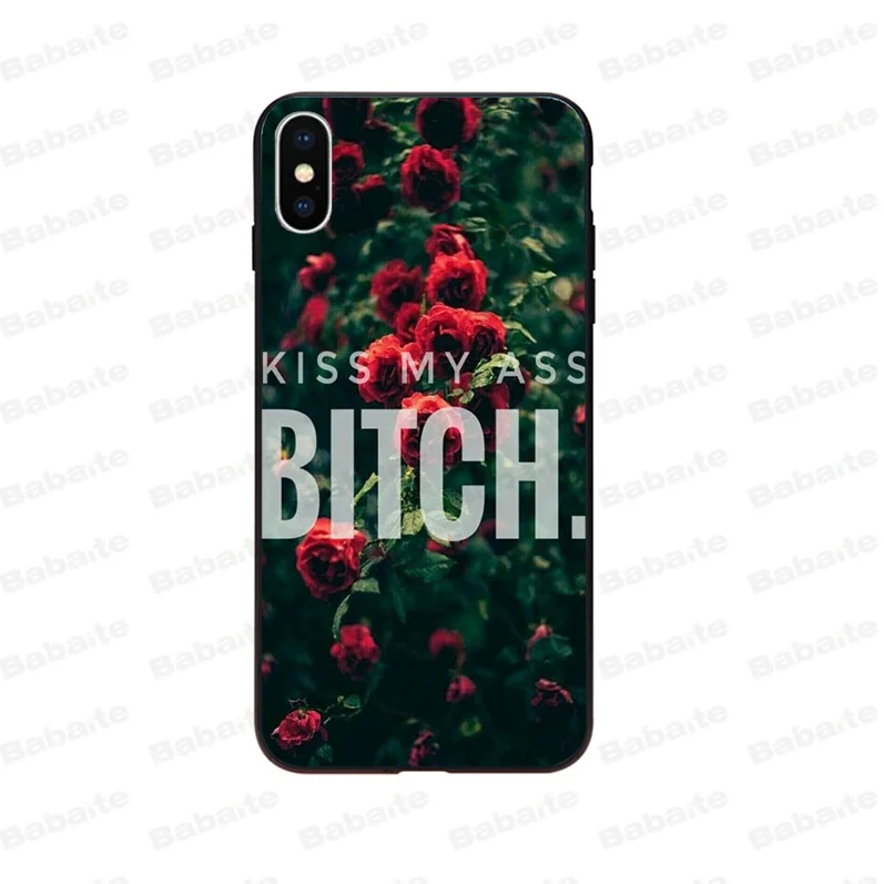 Babaite I'M NOT ALWAYS A BITCH Новинка Fundas чехол для телефона iPhone 8 7 6 6S Plus 5 5S SE XR X XS MAX Coque