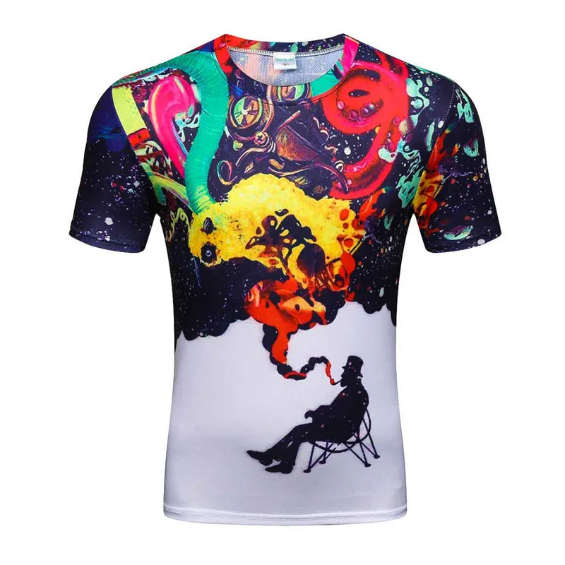 2017 new the Joker 3d t shirt funny comics character joker with poker High Quality Fashion Cotton t-shirt summer style | Мужская одежда