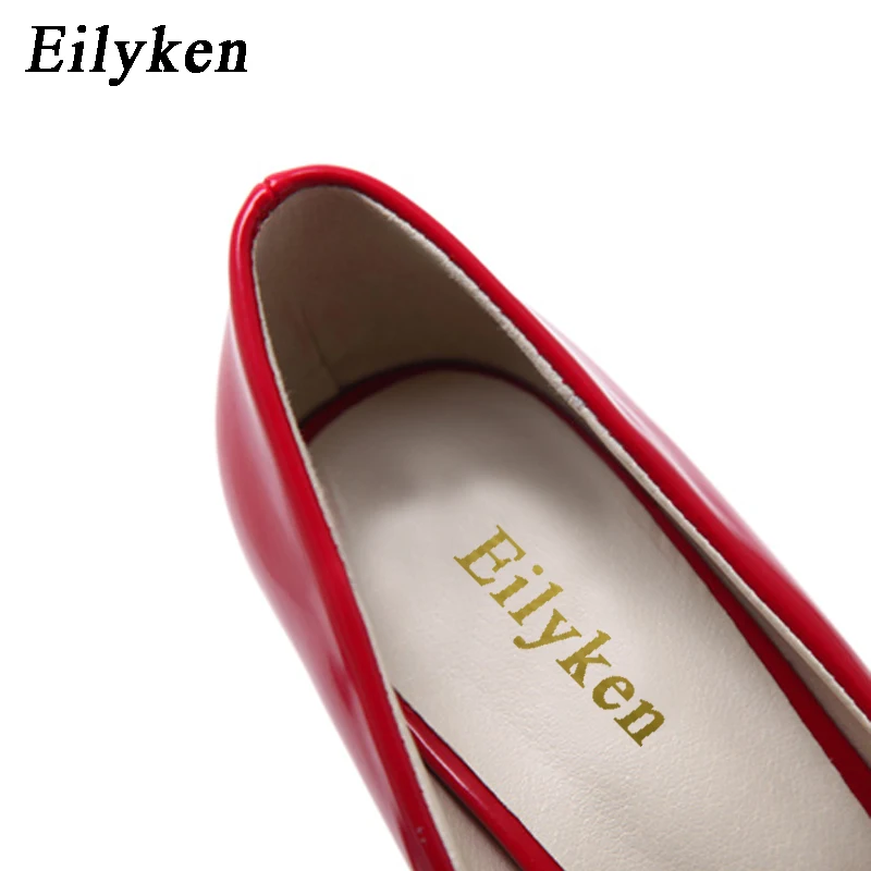 Eilyken весна/осень модные туфли лодочки женские на высоком каблуке платформе 16 см
