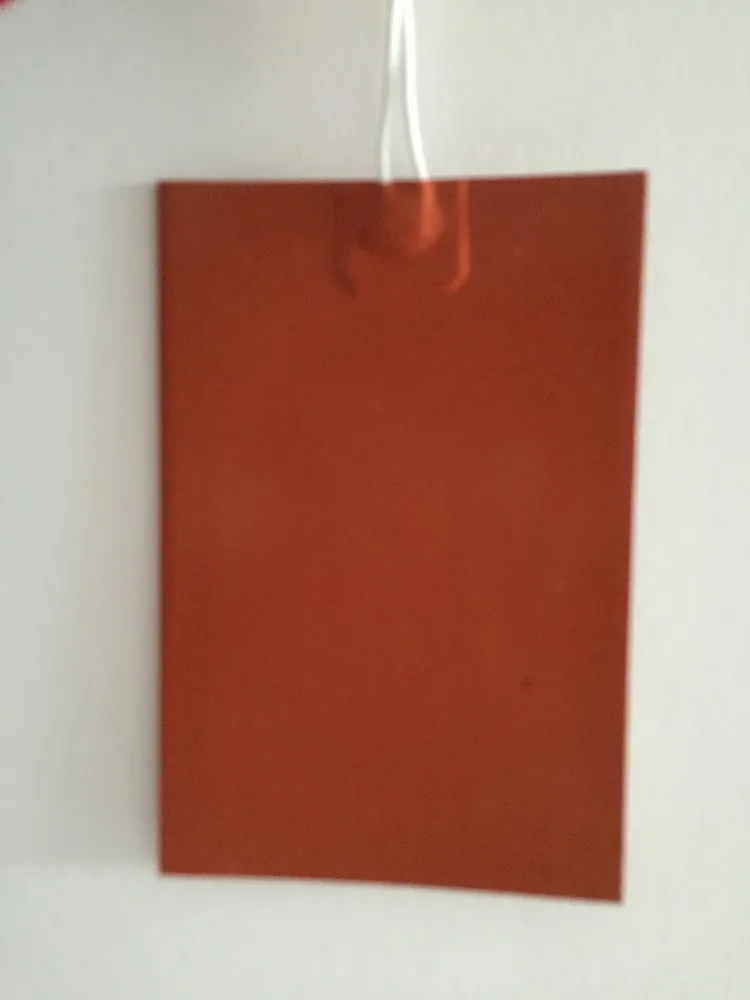 

Silicone Heater mat Heating 60x 60mm 12W 12V Element heating plate 3M high temperature resistant adhesive Electric heating pad